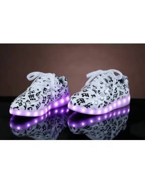 basket skechers lumineuse garçon